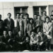 Група од Радио - Скопје пред зградата на Стариот театар, 1950 година, фото: Милтон Манаки